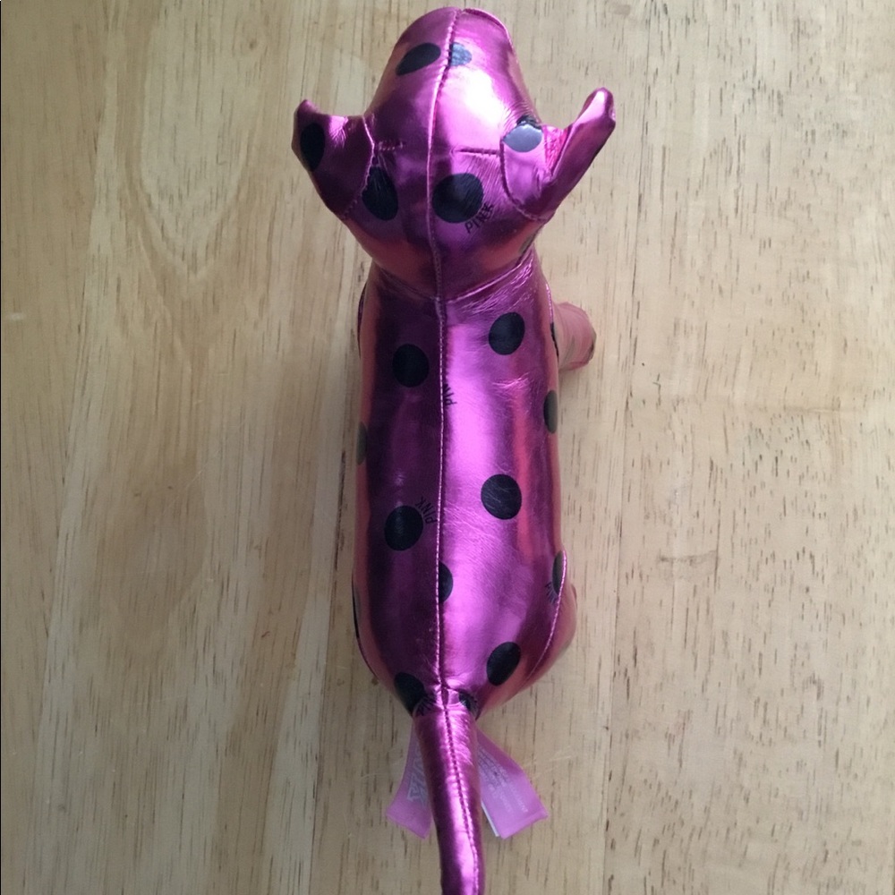 Victoria Secret Pink Metallic Polka Dot Dog.